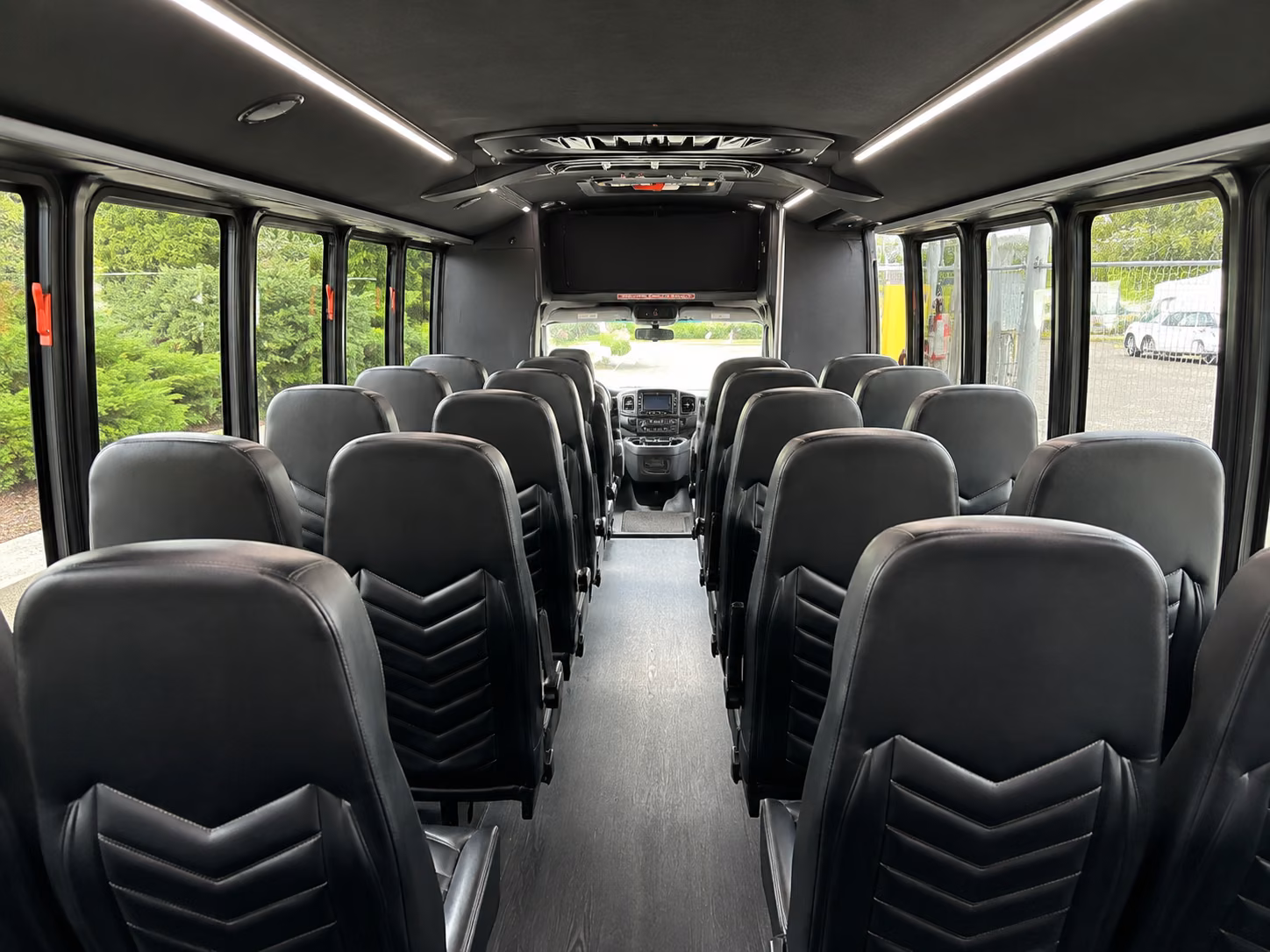 melbourne 18 passenger minibus inside