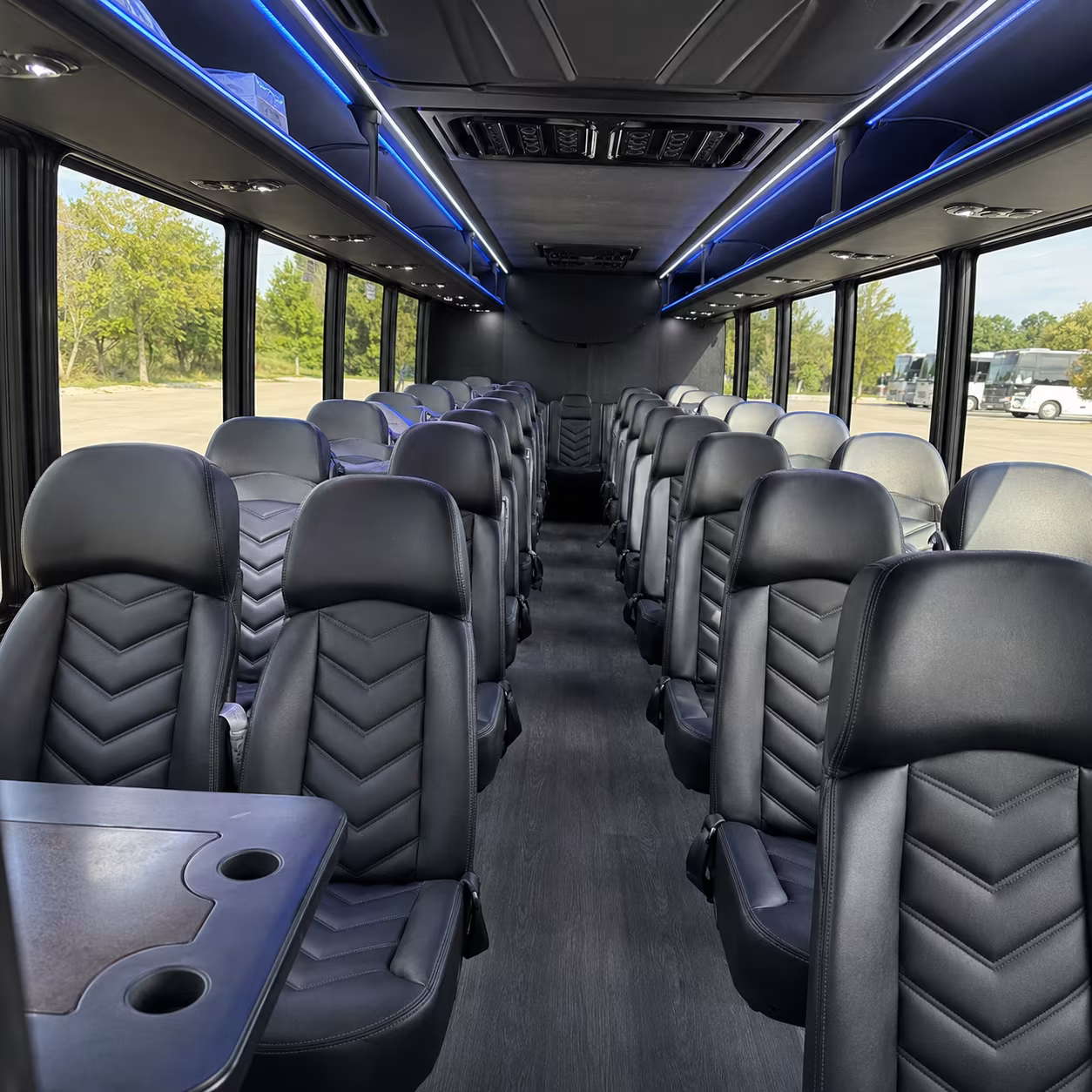 melbourne 25 passenger minibus interior