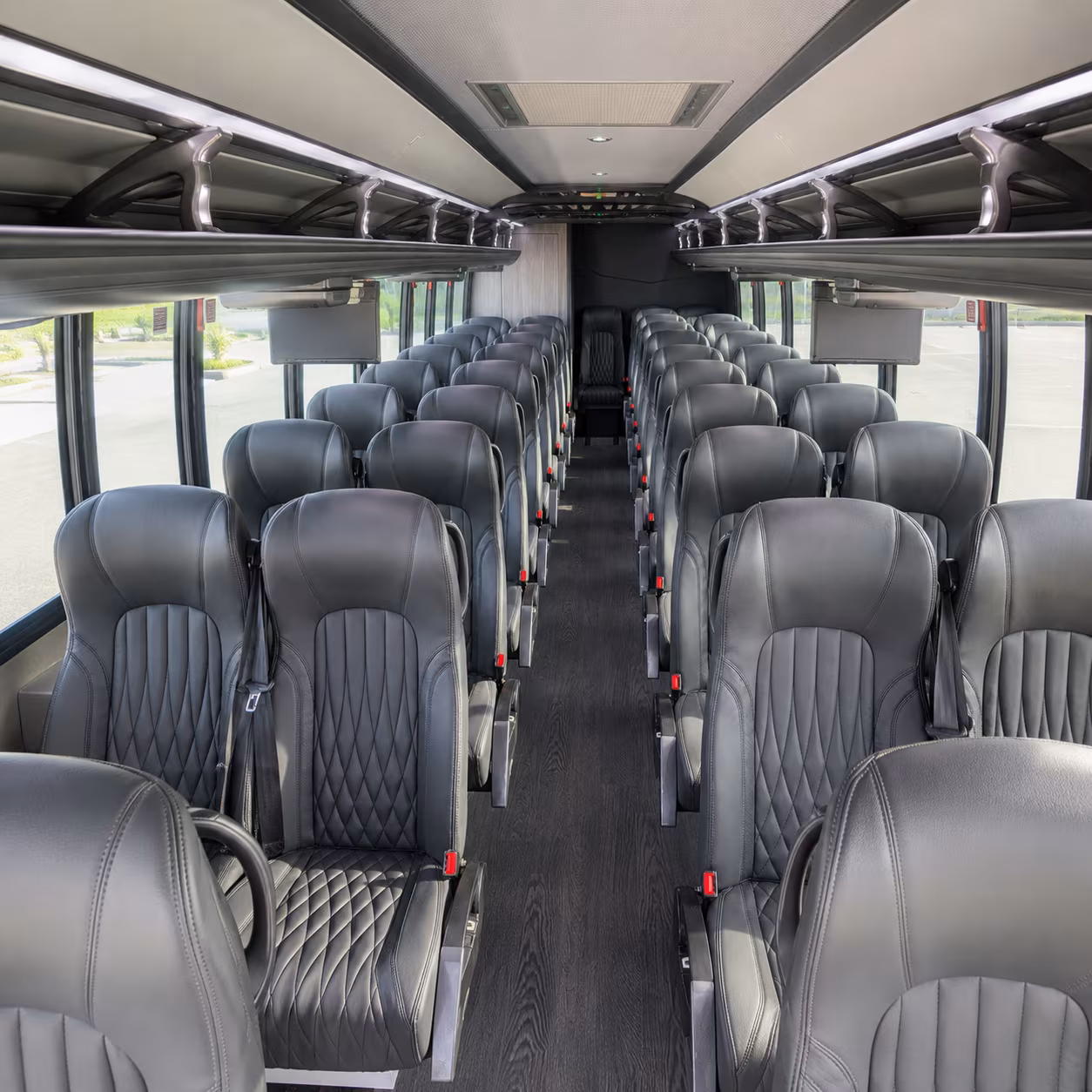 melbourne 28 passenger minibus inside