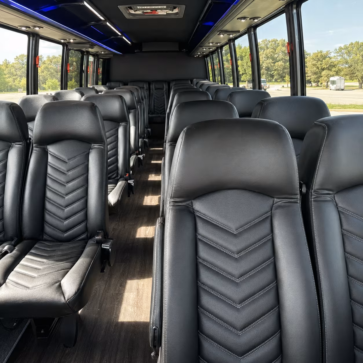melbourne 30 passenger minibus inside