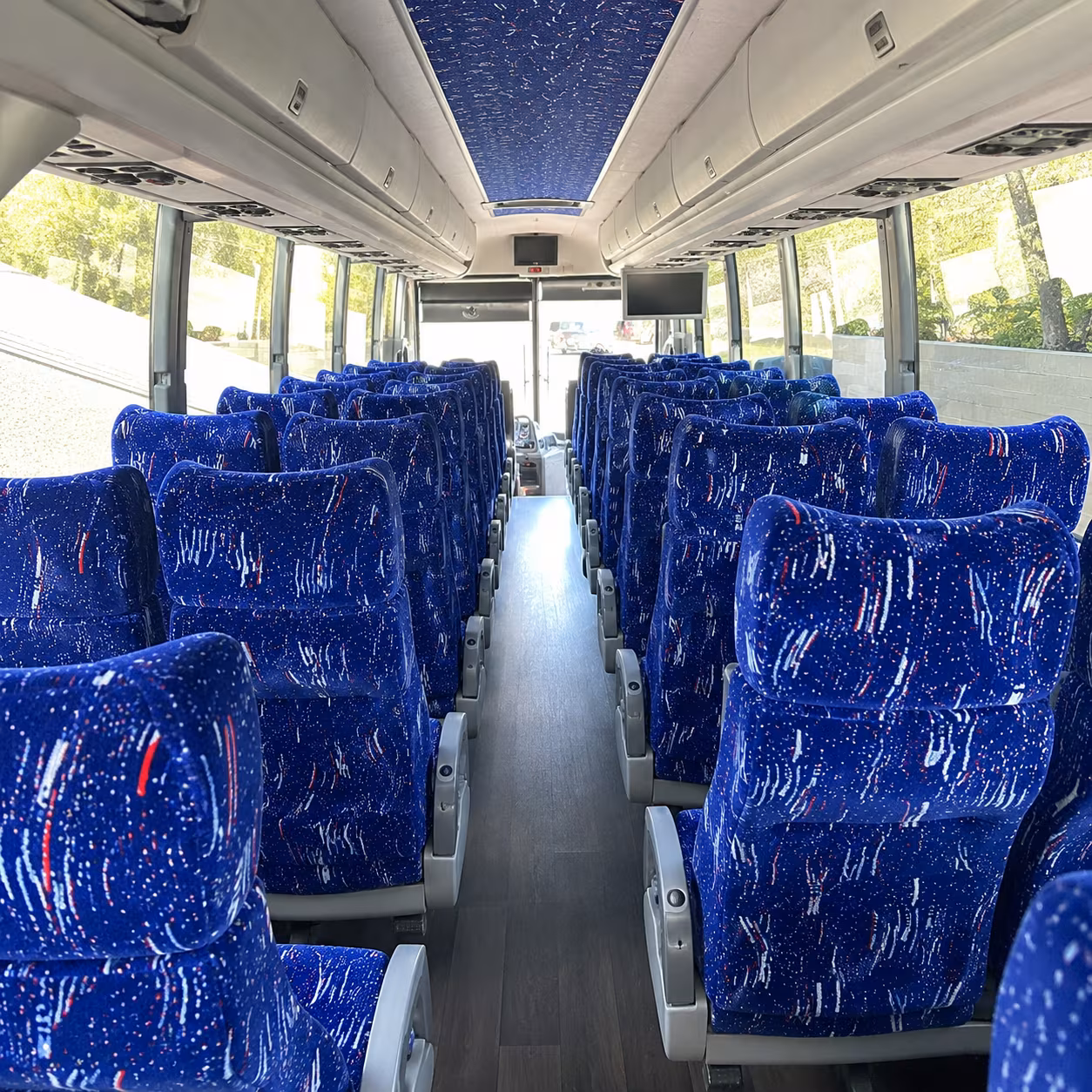 melbourne 50 passenger charter bus interior