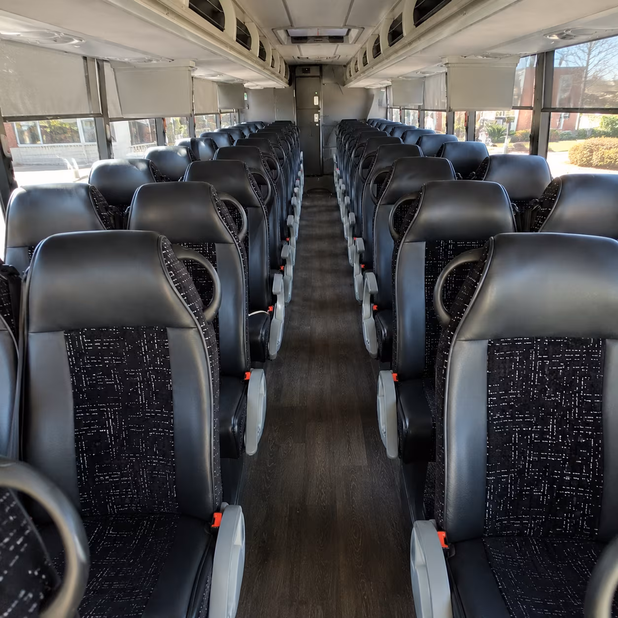melbourne 54 passenger charter bus inside