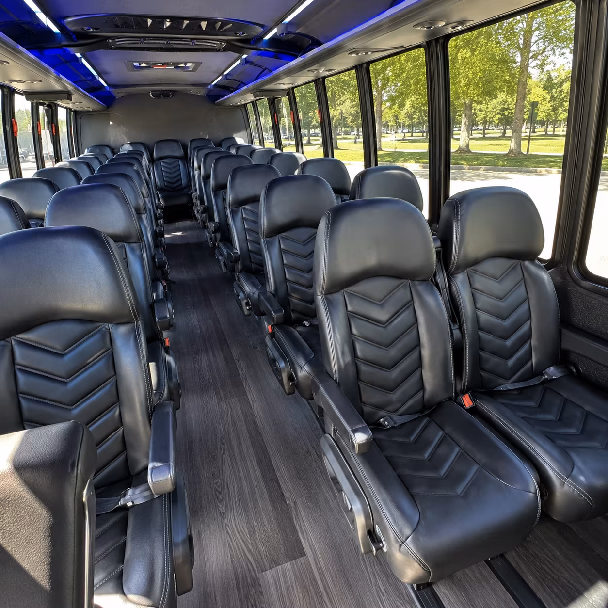 melbourne bus rental service area