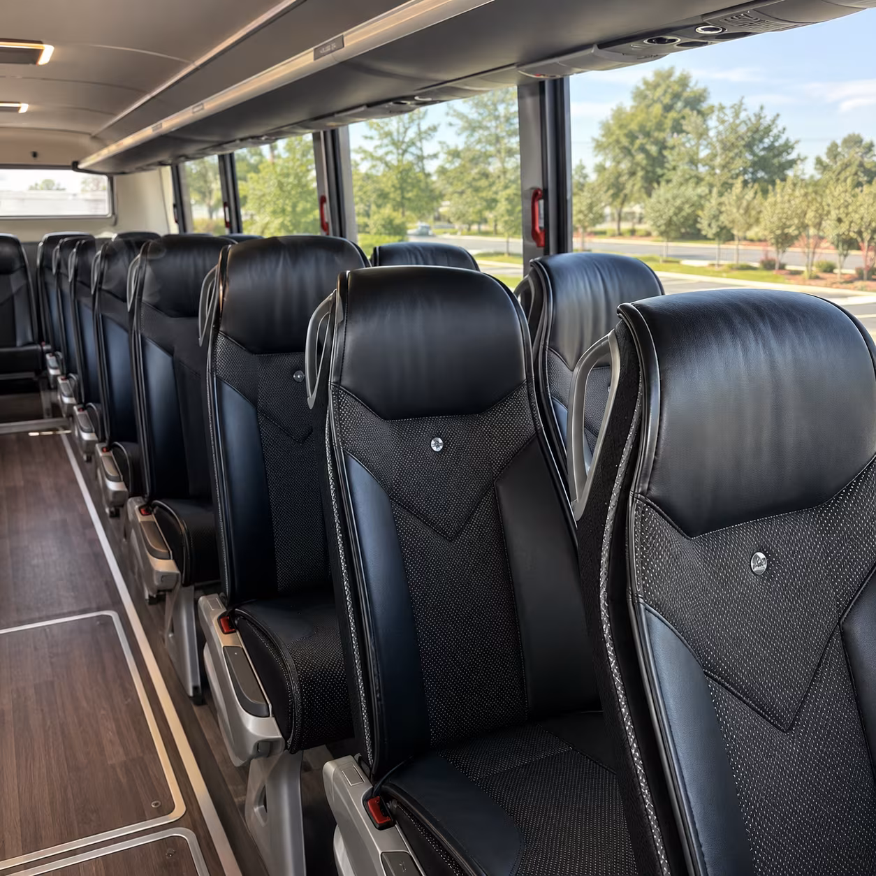 melbourne charter bus interior