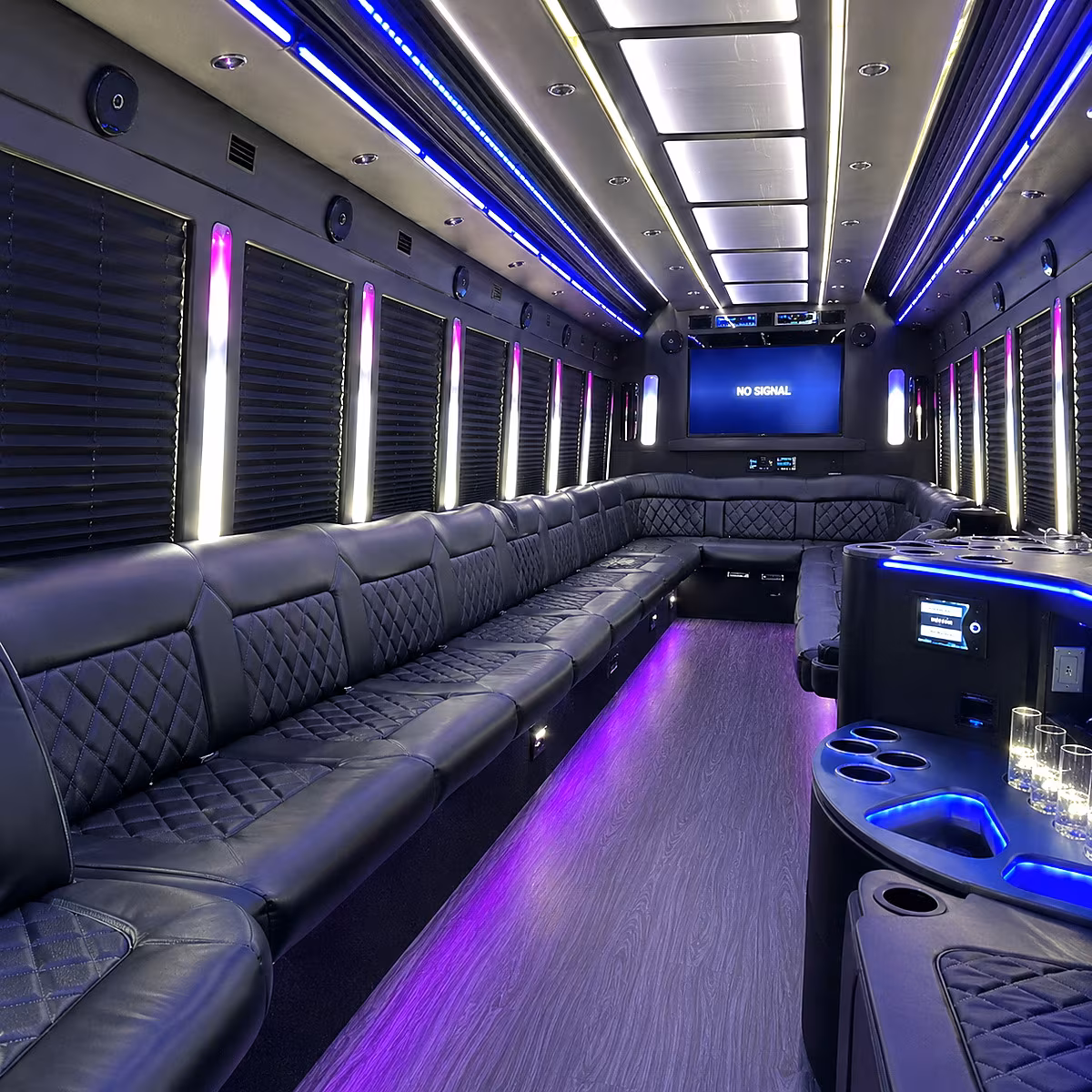 melbourne party bus interior